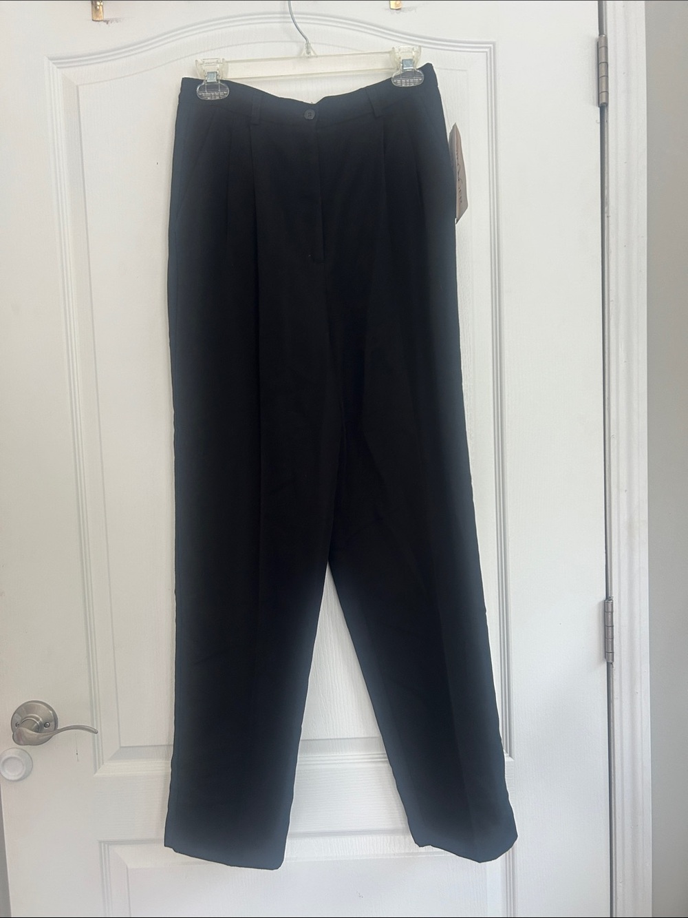 Liz Claiborne villager Black Dress Pants 8 average new